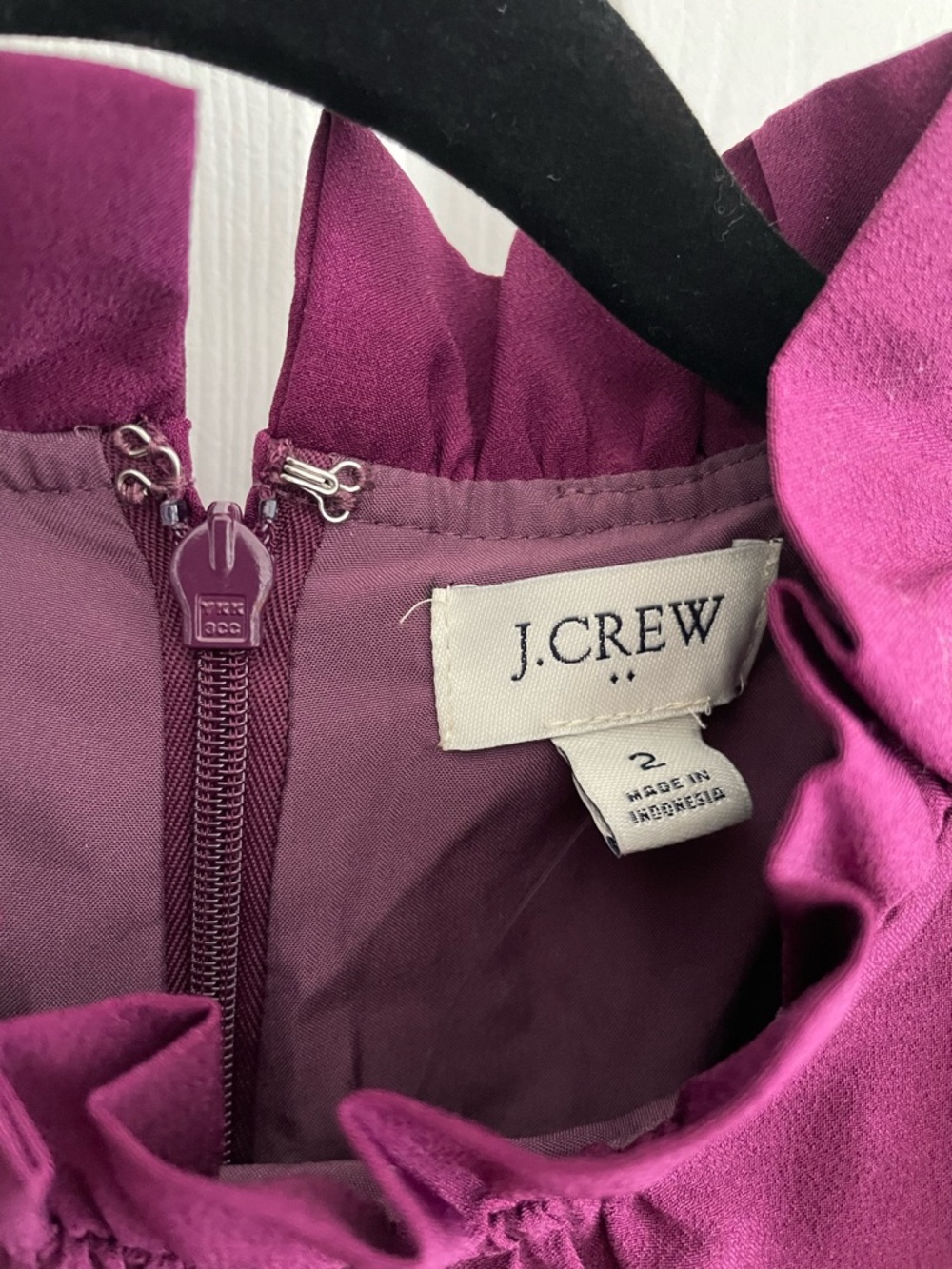 J. Crew Ruffleneck Shift Dress - Picture 4 of 5
